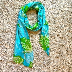 Silk and cashmere Lilly Pulitzer scarf